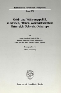 Abbildung von: Geld- und Währungspolitik in kleinen, offenen Volkswirtschaften. - Duncker & Humblot