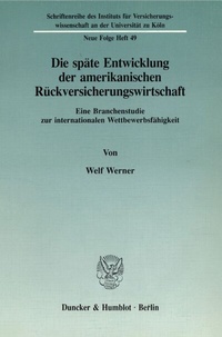 Abbildung von: Die späte Entwicklung der amerikanischen Rückversicherungswirtschaft. - fibre