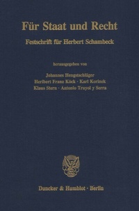 Abbildung von: Für Staat und Recht. - fibre