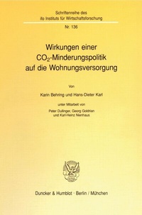 Abbildung von: Wirkungen einer CO(2)-Minderungspolitik auf die Wohnungsversorgung. - fibre