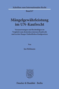 Abbildung von: Mängelgewährleistung im UN-Kaufrecht. - fibre