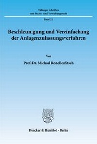 Abbildung von: Beschleunigung und Vereinfachung der Anlagenzulassungsverfahren. - fibre