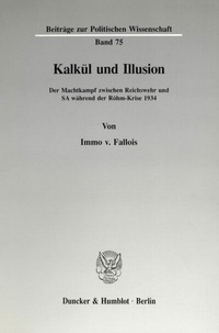 Abbildung von: Kalkül und Illusion. - fibre