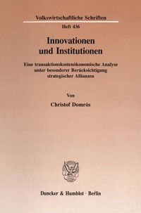 Abbildung von: Innovationen und Institutionen. - fibre