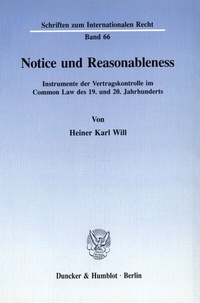 Abbildung von: Notice and Reasonableness. - fibre