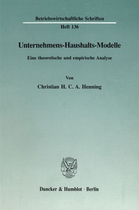 Abbildung von: Unternehmens-Haushalts-Modelle. - fibre