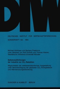 Abbildung von: Selbstverpflichtungen der Industrie zur CO2-Reduktion. - Duncker & Humblot