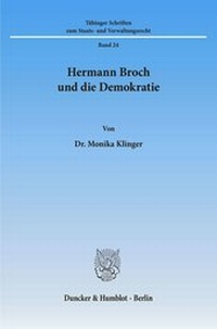 Abbildung von: Hermann Broch und die Demokratie. - fibre