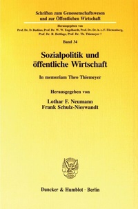 Abbildung von: Sozialpolitik und öffentliche Wirtschaft. - fibre