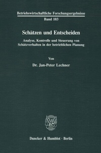 Abbildung von: Schätzen und Entscheiden. - fibre