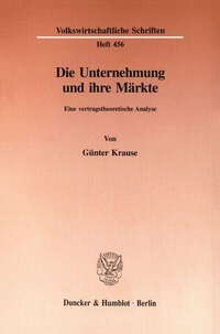 Abbildung von: Die Unternehmung und ihre Märkte. - fibre