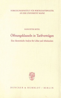Abbildung von: Öffnungsklauseln in Tarifverträgen. - fibre