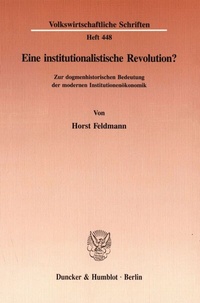 Abbildung von: Eine institutionalistische Revolution? - fibre