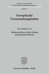 Abbildung von: Europäische Versammlungskultur. - fibre