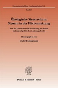 Abbildung von: Ökologische Steuerreform: Steuern in der Flächennutzung. - fibre