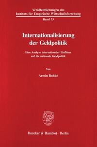 Abbildung von: Internationalisierung der Geldpolitik. - fibre