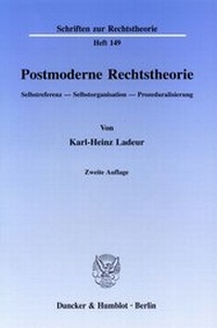 Abbildung von: Postmoderne Rechtstheorie. - fibre