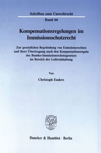 Abbildung von: Kompensationsregelungen im Immissionsschutzrecht. - fibre