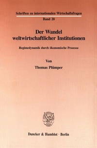 Abbildung von: Der Wandel weltwirtschaftlicher Institutionen. - fibre
