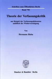 Abbildung von: Theorie der Verfassungskritik - fibre