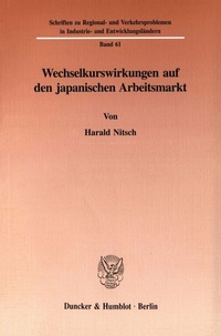 Abbildung von: Wechselkurswirkungen auf den japanischen Arbeitsmarkt. - fibre
