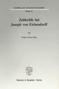 Abbildung von: Zeitkritik bei Joseph von Eichendorff. - fibre