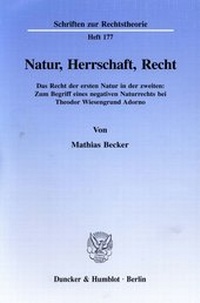 Abbildung von: Natur, Herrschaft, Recht. - fibre