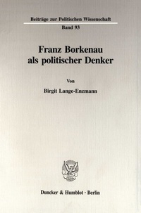 Abbildung von: Franz Borkenau als politischer Denker. - fibre