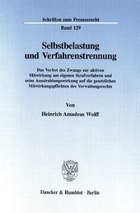 Abbildung von: Selbstbelastung und Verfahrenstrennung. - fibre