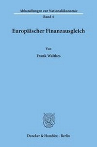 Abbildung von: Europäischer Finanzausgleich. - fibre