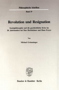 Abbildung von: Revolution und Resignation. - fibre