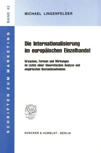 Abbildung von: Die Internationalisierung im europäischen Einzelhandel. - fibre