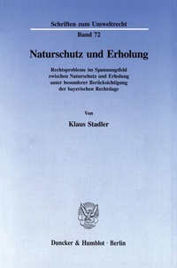 Abbildung von: Naturschutz und Erholung. - fibre