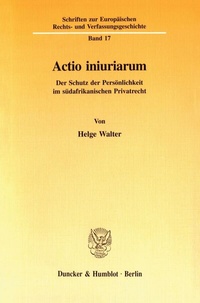 Abbildung von: Actio iniuriarum. - fibre