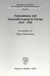 Abbildung von: Nationalismus und Nationalbewegung in Europa 1914-1945. - fibre