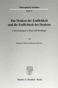 Abbildung von: Das Denken der Endlichkeit und die Endlichkeit des Denkens. - fibre