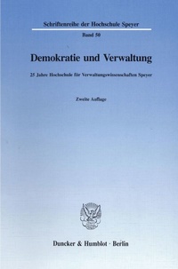 Abbildung von: Demokratie und Verwaltung. - fibre