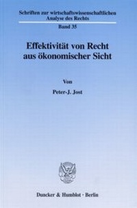 Abbildung von: Effektivität von Recht aus ökonomischer Sicht. - fibre