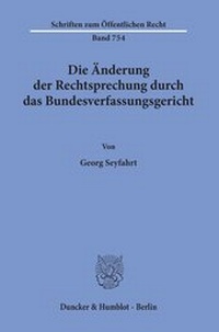 Abbildung von: Die Änderung der Rechtsprechung durch das Bundesverfassungsgericht - fibre