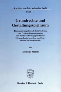 Abbildung von: Grundrechte und Gestaltungsspielraum. - fibre