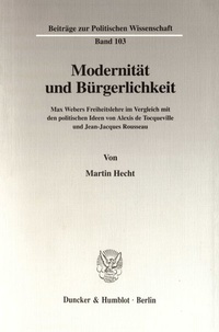 Abbildung von: Modernität und Bürgerlichkeit. - fibre