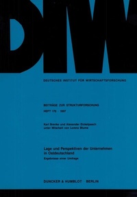 Abbildung von: Lage und Perspektiven der Unternehmen in Ostdeutschland. - fibre