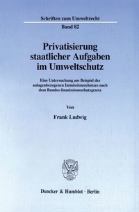 Abbildung von: Privatisierung staatlicher Aufgaben im Umweltschutz. - fibre