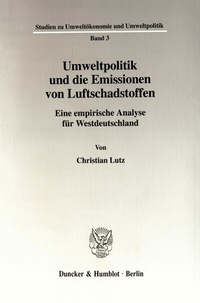 Abbildung von: Umweltpolitik und die Emissionen von Luftschadstoffen. - fibre