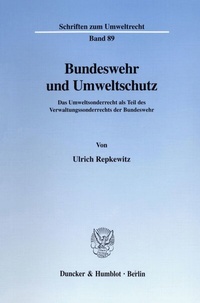 Abbildung von: Bundeswehr und Umweltschutz. - fibre