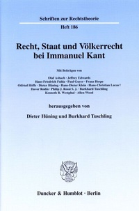 Abbildung von: Recht, Staat und Völkerrecht bei Immanuel Kant. - fibre