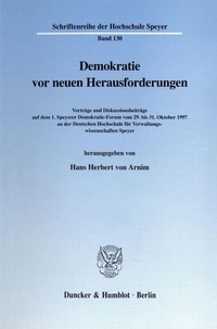 Abbildung von: Demokratie vor neuen Herausforderungen. - fibre