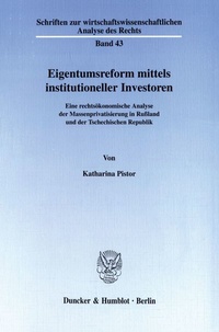 Abbildung von: Eigentumsreform mittels institutioneller Investoren. - fibre