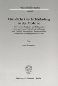 Abbildung von: Christliche Geschichtsdeutung in der Moderne. - fibre
