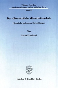 Abbildung von: Der völkerrechtliche Minderheitenschutz. - fibre